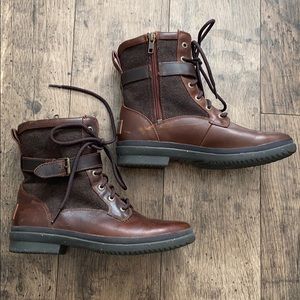UGG Kesey 8 brown leather boots waterproof